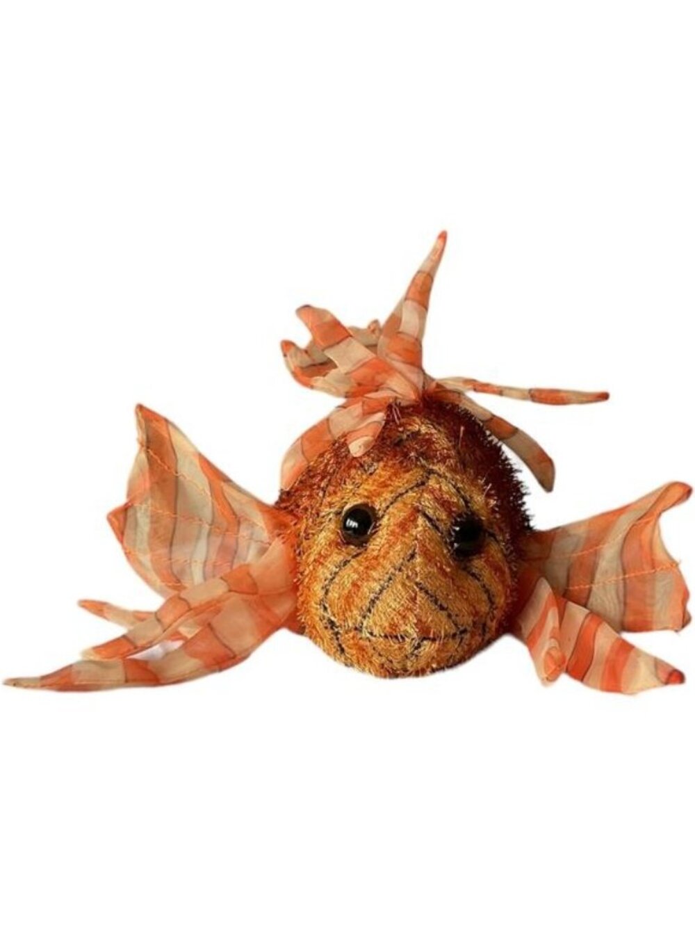 Webkinz Lionfish Plush Toy Ganz HM355 Orange Striped Sea Creature Y2K Kidcore 10